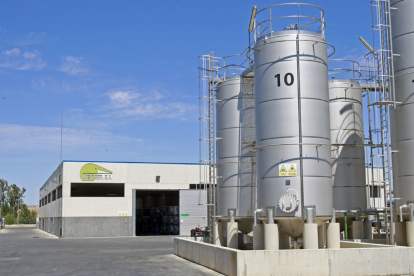 Instalaciones de Distiller en Ólvega, para las cuales se solicitó un incremento en el volumen de residuos tratados. MARIO TEJEDOR