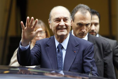 El expresidente francés, Jacques Chirac, en un acto de la Fundación Chirac en el 2011.-AP
