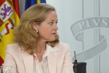 La ministra de Economía, Nadia Calviño.-JOSÉ LUIS ROCA