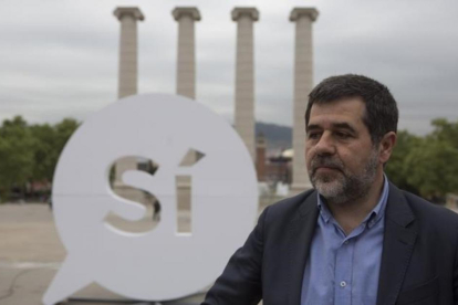 El presidente de la ANC, Jordi Sànchez, en una imagen del pasado abril.-ALBERT BERTRAN