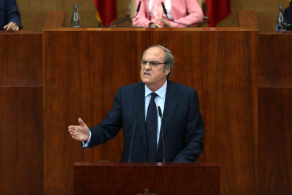 El candidato socialista a la Comunidad de Madrid, Ángel Gabilondo.-DAVID CASTRO