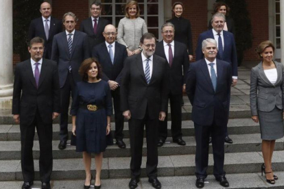 Los ministros del nuevo gobierno también siguen deporte.-EFE / EMILIO NARANJO