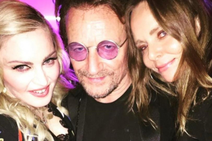 Madonna, Bono y Stella McCartney juntos en la fiesta anticipada del 50 cumpleaños del cofundador de Oasis Noel Gallagher-INSTAGRAM