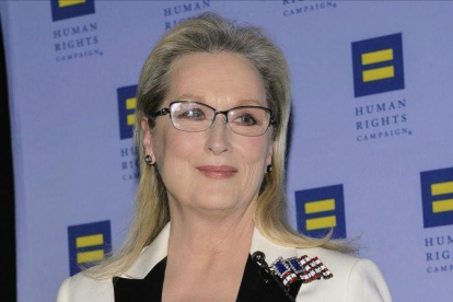 Meryl Streep durante una gala de Human Rights en Nueva York, en febrero de este año.-CHRISTOPHER SMITH / AP