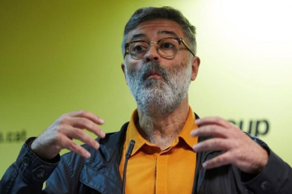 Carles Riera, diputado de la CUP.-ALEJANDRO GARCIA (EFE)