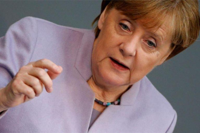La canciller alemana, Angela Merkel.-REUTERS