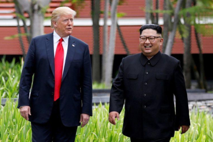 Trump y Kim.-X90178