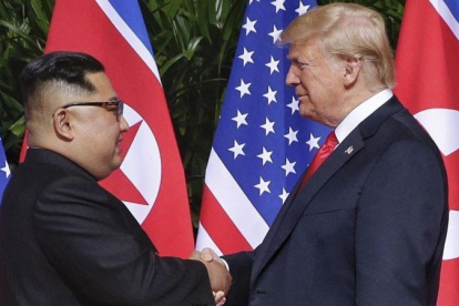 Hallada otra base de misiles no declarada de Corea del Norte, cuando falta un mes para la segunda cumbre entre Donald Trump y Kim Jong-un.-KEVIN LIM (EFE)