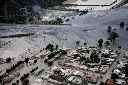 Imagen de los efectos del desprendimiento de tierra en la localidad de Volcán, en la provincia argentina de Jujuy.-REUTERS / FRANCK FIFE