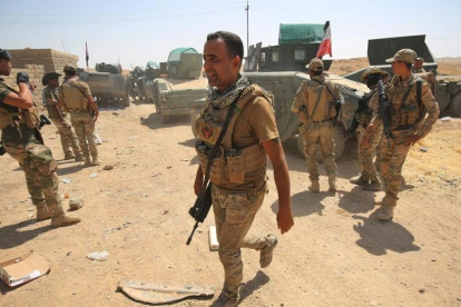 Tropas iraquís en su avanca hacia la ciudad de Tal Afar-AFP / AHMAD AL-RUBAYE
