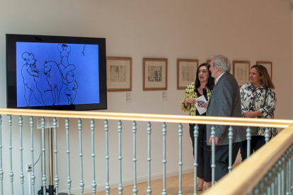 La muestra de Picasso en el Centro Cultural Gaya Nuño. MARIO TEJEDOR-