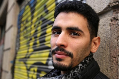 El pianista sirio-palestino Aeham Ahmad en Barcelona.-RICARD CUGAT
