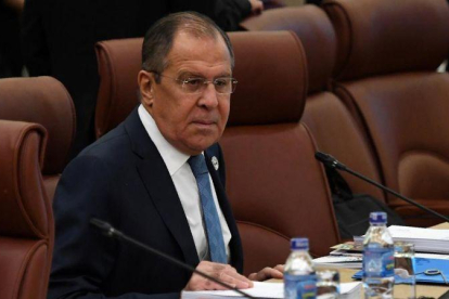 El ministro de Exteriores ruso, Serguéi Lavrov.-HOANG DINH NAM (REUTERS)