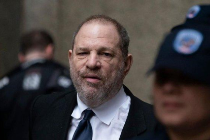 Harvey Weinstein, en una comparecencia judicial en Nueva York, en abril pasado.-AFP