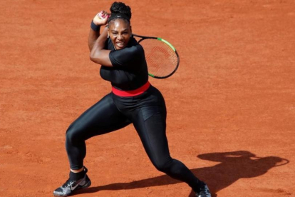 Serena, hoy, en Roland Garros-REUTERS / CHRISTIAN HARTMANN