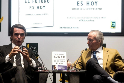 Aznar y Josep Piqué, esta tarde en Barcelona-