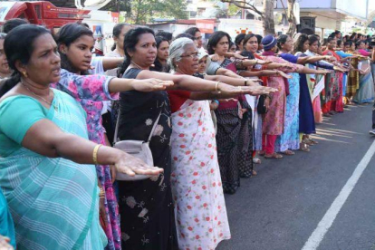 Protestas feministas en la India.-PRAKASH ELAMAKKARA