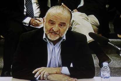Rodolfo Benito, en una Imagen del monitor de la sala de prensa de la sede de la Audiencia Nacional.-J J Guillen / EFE