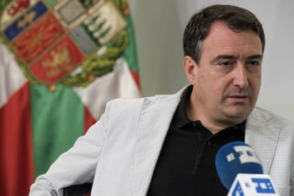El portavoz del PNV en el Congreso de los Diputados, Aitor Esteban, en una entrevista con Efe.-EFE / MIGUEL TOÑA