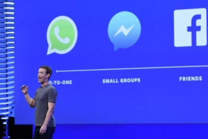 Mark Zuckerberg, fundador de Facebook, en una conferencia celebrada en San Francisco (EEUU) el pasado mes de abril.-Bloomberg