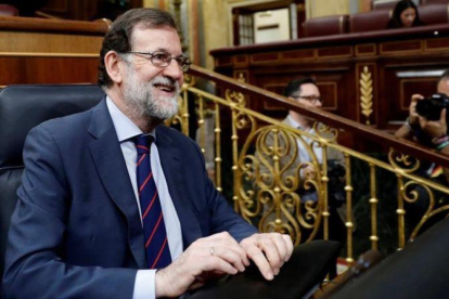 El presidente Mariano Rajoy al inicio de la sesión.-CHEMA MOYA (EFE)