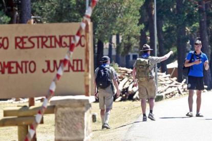 Instalaciones del campamento de la Nava-M.T.