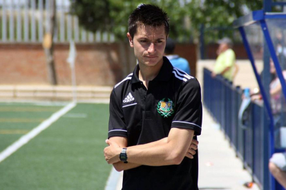 Miguel Sierra durante un partido de fútbol.-D.S.