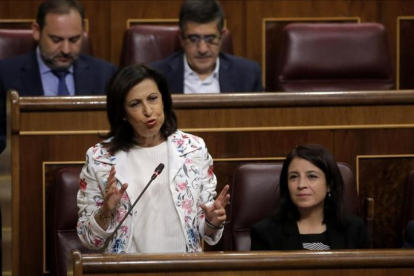 La portavoz parlamentaria de los socialistas, Margarita Robles, el pasado miércoles-JOSE LUIS ROCA
