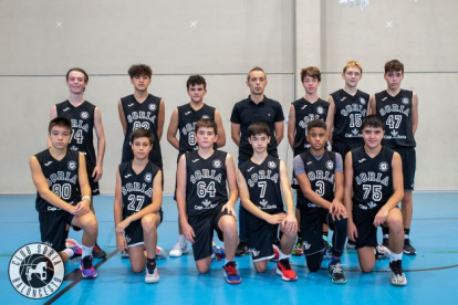 Fotografía oficial del equipo cadete del CSB Caja Rural de Soria C. HDS