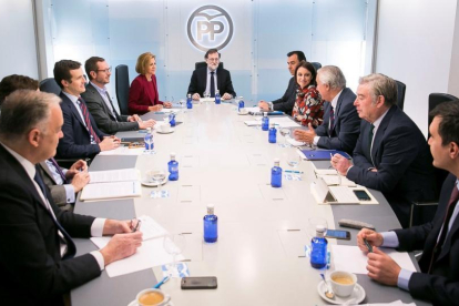 Rajoy preside una reunión del comité de dirección del PP.-/ TAREK MOHAMED
