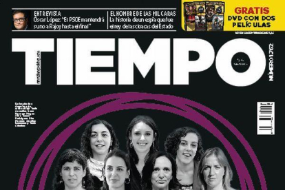La portada de la revista TIEMPO.-