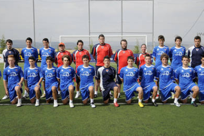 Plantilla del Numancia Juvenil B. ÚRSULA SIERRA-