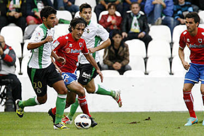 El Numancia sumó en Santander su tercer empate a domicilio de la temporada. / ÁREA 11-
