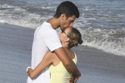 Novak y Jalena Djokovic.-GTRES
