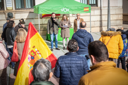 Concentración de Vox en Soria.-G. MONTESEGURO