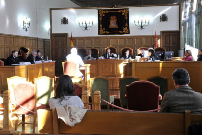 Celebración de un juicio en la Audiencia Provincial.-VALENTÍN GUISANDE