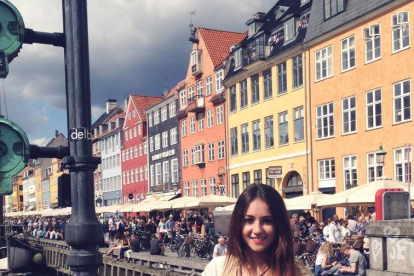 La joven soriana en la capital danesa.-