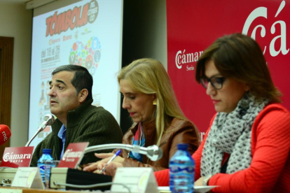 Santamaría, Valdenebro y Martín en la presentación del evento.-ÁLVARO MARTÍNEZ