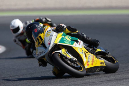 Aurelio Hernández en plena carrera en la cita de Almería.-