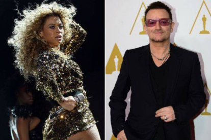 Beyoncé y Bono, o música de tontos y listos, según un estudio estadounidense.-