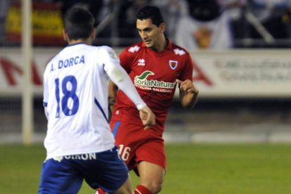Juanma en el encuentro del pasado sábado ante el Zaragoza.-Diego Mayor