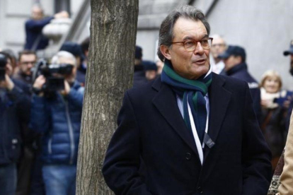 El expresidente de la Generalitat Artur Mas, el pasado 27 de febrero en Madrid.-AGUSTÍN CATALÁN