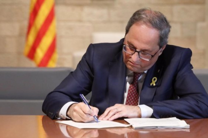El president del Govern, Quim Torra.-ACN