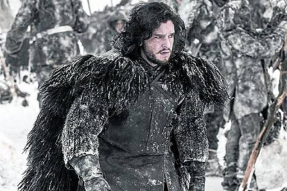 Kit Harington, como Jon Nieve, en 'Juego de tronos'.-Foto: ARCHIVO