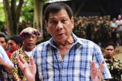 El presidente de Filipinas, Rodrigo Duterte.-AFP / NOEL CELIS