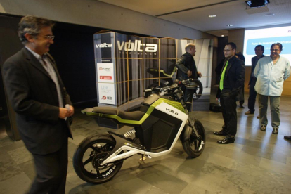 Una moto eléctrica de la firma catalana Volta.-ARCHIVO
