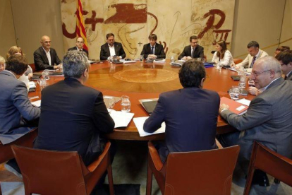 Reunión de Govern del pasado 25 de julio.-RICARD CUGAT