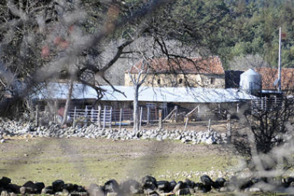 Vista general de la polémica construcción propiedad de un familiar del alcalde de Covaleda. / ÚRSULA SIERRA-