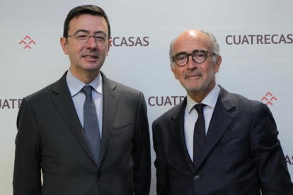 Jorge Badía y Rafael Fontana, consejero delegado y presidente, respectivamente, de Cuatrecasas.-EL PERIÓDICO