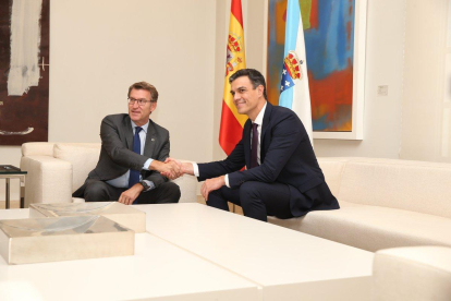 Sánchez, esta tarde con Nuñez Feijoo-TWITTER